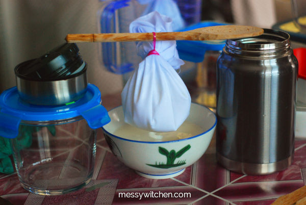 Making Greek Yogurt From Lightly Heated Milk